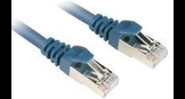 Sharkoon 4044951014682 - Netwerkkabel - RJ45 - 25 cm - Blauw