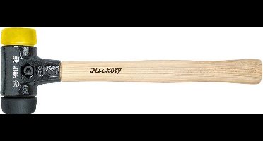 Wiha Kunststof hamer Safety middelzacht/middelhard met hickorysteel, rond-slagkop - 26434