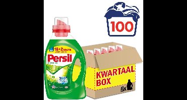 Persil Power Gel - Kwartaalbox - 100 wasbeurten - Wasmiddel