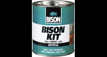 Bison Kit® blik 5 L, gelvormig, super sterk, universele contactlijm, vochtbestendig, vorstbestendig, -40°C tot +70°C, eenvoudig in gebruik, voor ontelbare reparaties