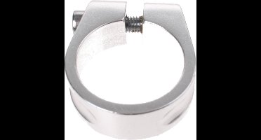 Vwp Zadelpenklem 34,9 Mm Aluminium Zilver