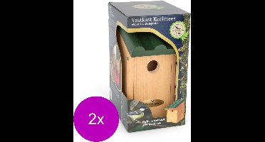Wildbird Nestkast Toronto Kadobox - Broeden - 2 x 29x17x22 cm