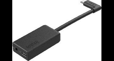 GoPro Pro - 3.5mm Mic Adapter - Externe Microfoonaansluiting - USB-C Pass-Through - Zwart