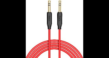 HOCO UPA11 - AUX Audiokabel - 3,5mm naar 3,5mm Jack - 1 meter - Zwart