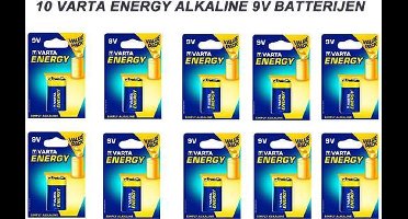 Varta Energy Alkaline Batterijen 9 Volt - 10 stuks