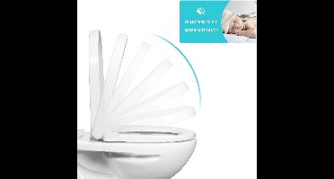 closing mechanism I High quality - toiletdeksel met snelsluiting voor eenvoudige reiniging, Duroplast wc-deksel