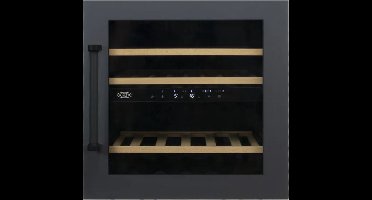 Boretti MLWC60AN Wijnklimaatkast inbouw 60cm, 2 zones, 28 flessen, AN