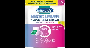 x12 Dr.Beckmann Magic Leaves Colour - Wasstrips - Wasmiddeldoekjes