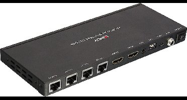 LINDY 50m Cat.6 4 Port HDMI and IR Splitter Extender