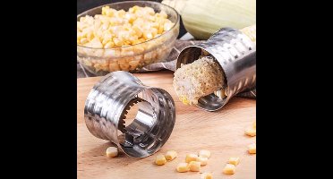 New Age Devi - "304 Roestvrijstalen Huishoudelijke Maïs Cutter Cob Maïs Stripper!"