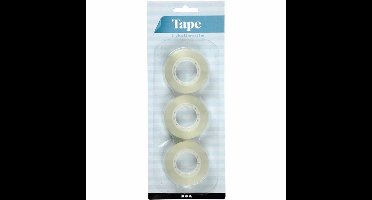 CC Tape 19mm 33m 3 stuks