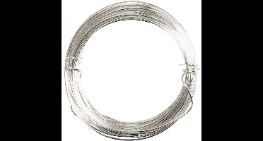 CC Verzilverd Metaaldraad 0,6 mm Zilver 10 m