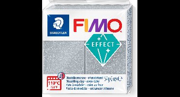FIMO effect boetseerklei 57 g metallic zilver