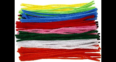 Creativ Company Chenilledraad 6 mm 30 cm diverse kleuren 200 stuks