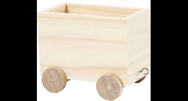 CC Houten Treinwagon 9,5x6,5x8 cm