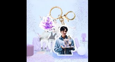 BTS 2023 10th Anniversary Plastic Keyring Acrylic Keychain RM [Sleutelhanger]