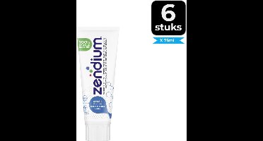 Zendium Tandpasta Classic 75 ml - Voordeelverpakking 6 stuks