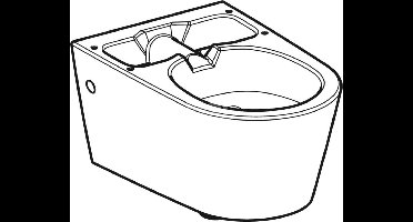 Geberit WC keramiek alpien wit AqC Sela