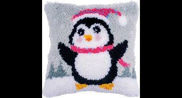 Vervaco - Knoopkussen kit - Pinguin - PN-0179206 - Borduren - Borduurpakket - Borduurpakket volwassenen - Borduurpakket kind
