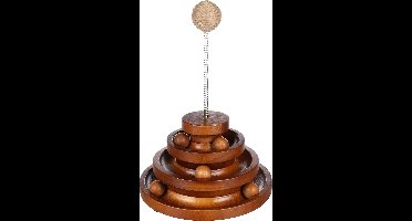 Flamingo Cattivo - Speelgoed Katten - Ps Ballenbaan Cattivo Hout Dia. 21,5cm - 1st - 138798 - 1st