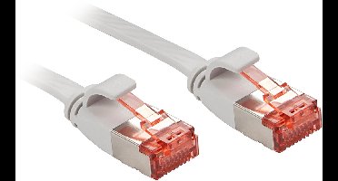 LINDY 47551 RJ45 Netwerkkabel, patchkabel CAT 6 U/FTP 1.00 m Grijs 1 stuk(s)