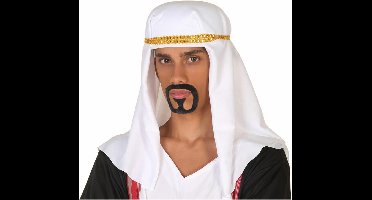 Atosa Carnaval verkleed hoed voor een Arabier/Sjeik - hoofddoek wit - heren