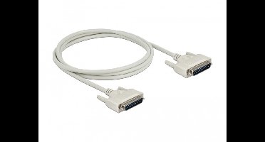 Seriële kabel d-sub 25 mannelijk tot man 2 m