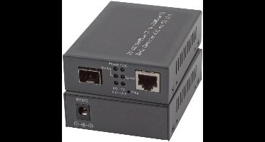 EFB Elektronik EL029 netwerk media converter 1000 Mbit/s Multimode, Single-mode Zwart