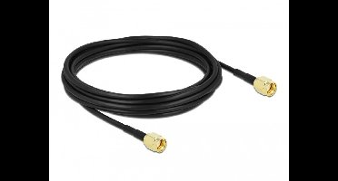 Antennekabel RP-SMA-plug naar RP-SMA-plug LMR/CFD100 5 m laag verlies