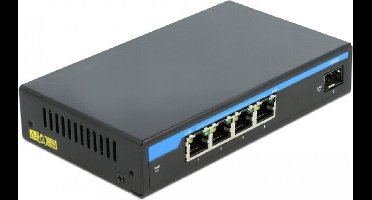 Gigabit Ethernet Switch 4 Port POE + 1 SFP