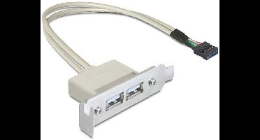 DeLOCK 0.5m Slotblech USB 2.0