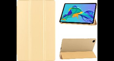 Hoes Geschikt voor Samsung Galaxy Tab A9 / Galaxy Tab A11 8.7 inch hoes – tri-fold bookcase met auto/wake functie - 8,7 Inch – Goud
