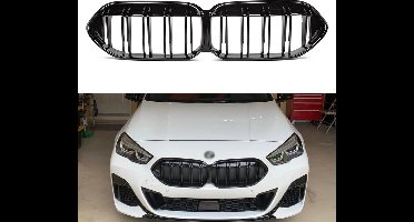 Geschikt voor Bmw 2 Serie F44 Gran Coupe Grill Hoogglans Zwart Dubbele Spijl