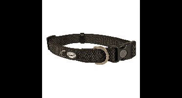 Duvo+ East Halsband Nylon Zwart L 35-55cm/20mm