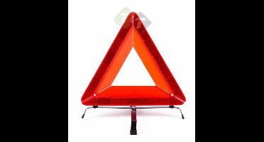 Gevarendriehoek - Waarschuwing reflector - Gevaren driehoek in hoes - E-Keur
