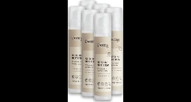 Derma Eco Nachtcreme - Parfumvrij - met Sheaboter en Kokosolie - AllergyCertified - 6 x 50 ml