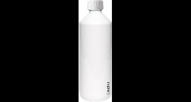 Lege Plastic Fles 500 ml PET - Wit - met witte verzegeldop - set van 10 stuks - navulbaar - leeg