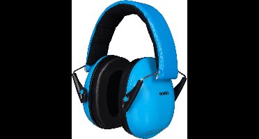 Dooky Gehoorbescherming Kinderen - Verstelbare Koptelefoon 5-16 jaar - 28dB Isolatie - Ideaal voor School, Evenementen & Drukke omgevingen - Oorkappen met Opbergzakje - Noise Cancelling Headphones - Blauw