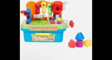 Tool box - Speelgoed gereedschapskist - licht - Geluid - 8 Delig - Motoriek - educatief - 10M+