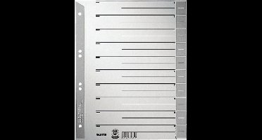 Leitz Scheidingsblad 16520085 Din A4 230 G Karton Grijs