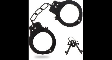 TOYJOY - Metal Handcuffs - Bondage / SM Cuffs Zwart