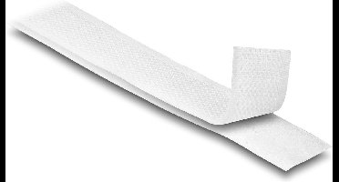 Delock Heavy-duty Hook-and-Loop tape L 25 m x W 20 mm white