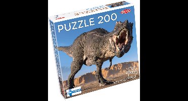 Tactic Tyrannosaurus – Puzzel – 200 stukjes – Indrukwekkende Dinosaurus – Strak en Rustgevend Ontwerp – Hoogwaardige Scandinavische Kwaliteit