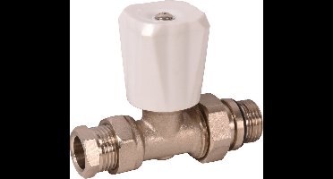 Sanivesk radiatorkraan 1/2 Recht