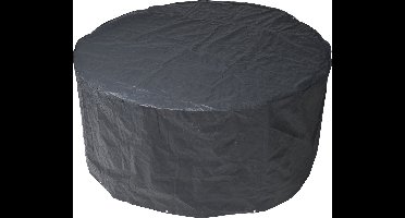 Nature beschermhoes tuinset - grijs - kunststof - 90 x 325 cm - ronde afdekhoes