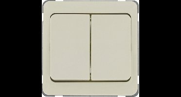 PEHA wissel-wisselschakelaar | serie Standaard | inbouw | creme