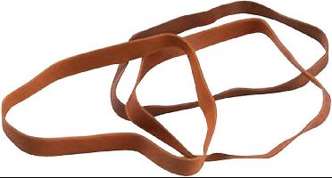 Elastiek Standard Rubber Bands 75 100x7.5mm 500gr 265 stuks bruin | 10 stuks