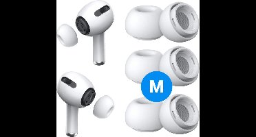 3 Pack Siliconen Medium (M) Dopjes Oordopjes Vervanging Tips Geschikt voor AirPods Pro (1e & 2e Generatie)