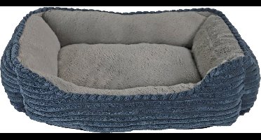 Boon Divan Corduroy Blauw - Grijs 50 x 40 cm