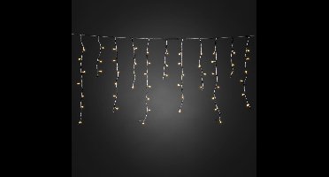 IJspegelverlichting voor buiten - 2400K warm wit - Amber - 200 LED's - bolvormige lampjes - 5 meter - Kerstverlichting